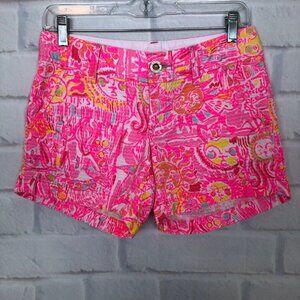 Lilly Pulitzer Callahan Shorts Size 00 Pink Pout More Kinis In The Keyes